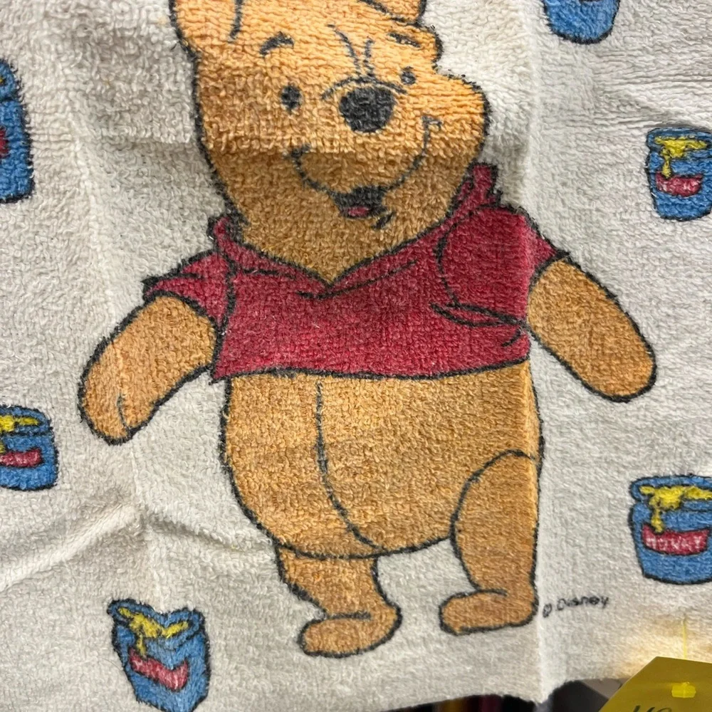 Winnie the Pooh Towel/ Wascloth with Red Shirt